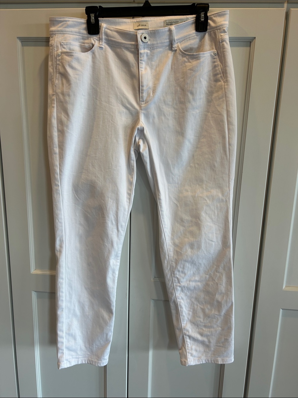 J. Jill White Ankle Crop Jeans